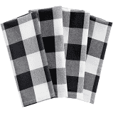 Design Imports Farmhouse Buffalo Check Cloth Napkin